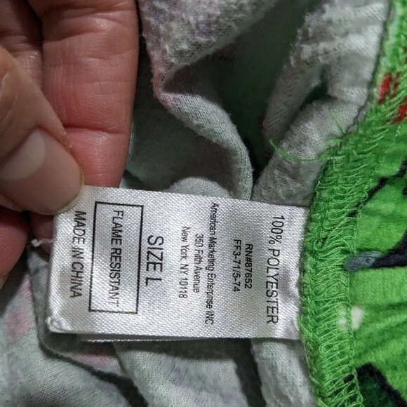 Minecraft Christmas Fleece Pajama Pants, Boys Large - Picture 6 of 10